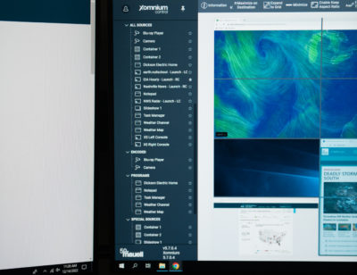 close up of the Xmonium software on a desktop